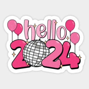 Hello 2024 Sticker